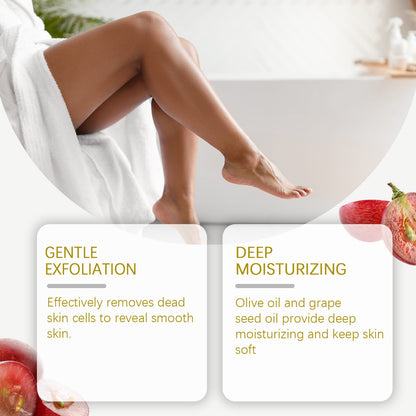 West Month Exfoliating Scrub, Gentle Exfoliating Dead Skin Hydrating Exfoliating Scrub