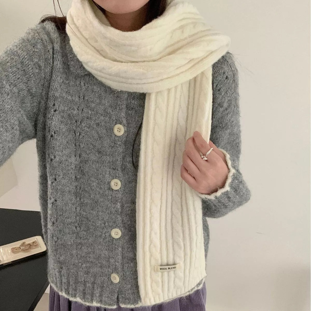 Chunky Knit Winter Warm Scarf