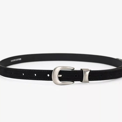 Cowhide Leather Western Belt