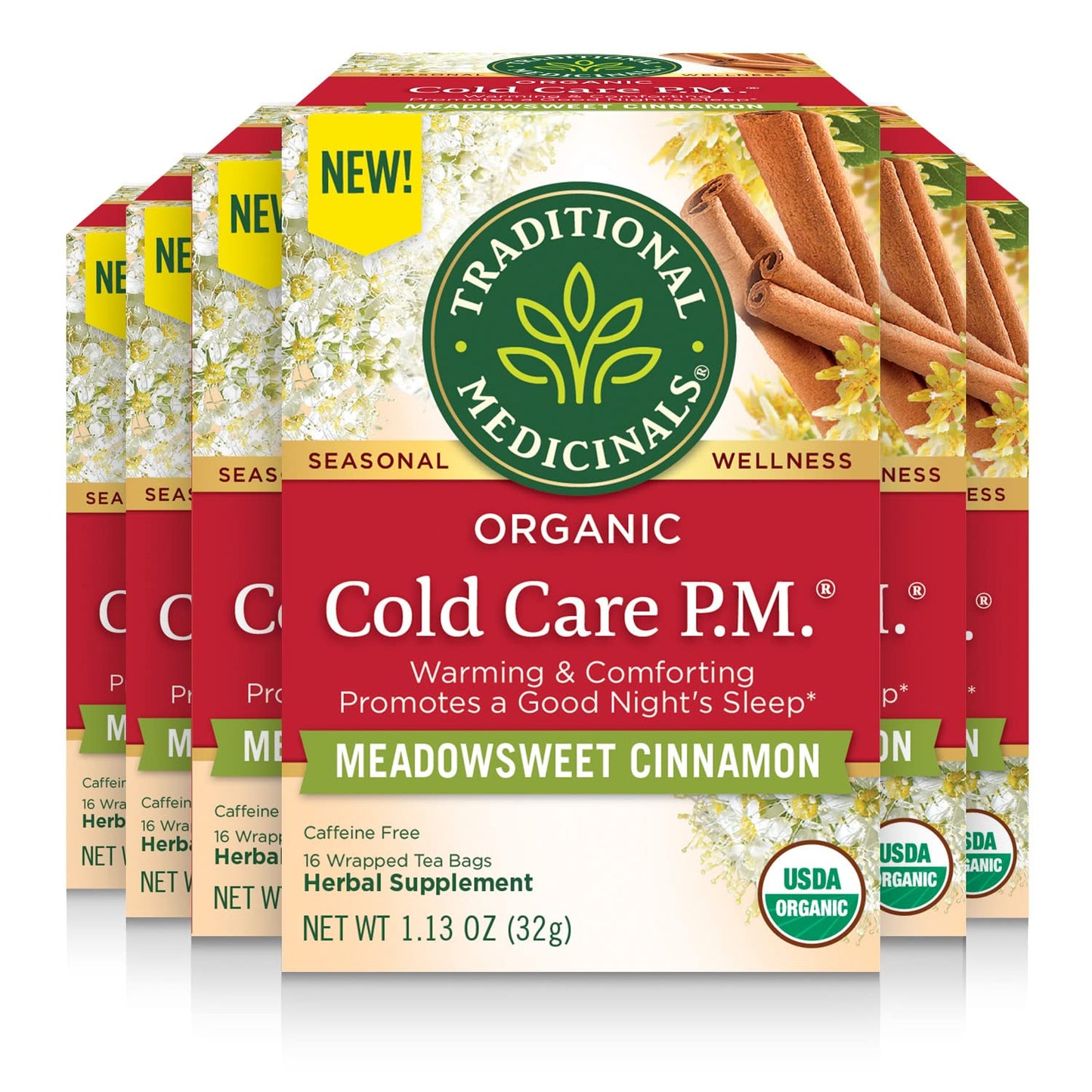 Traditional Medicinals Cold Care PM Tea, 16 Bags