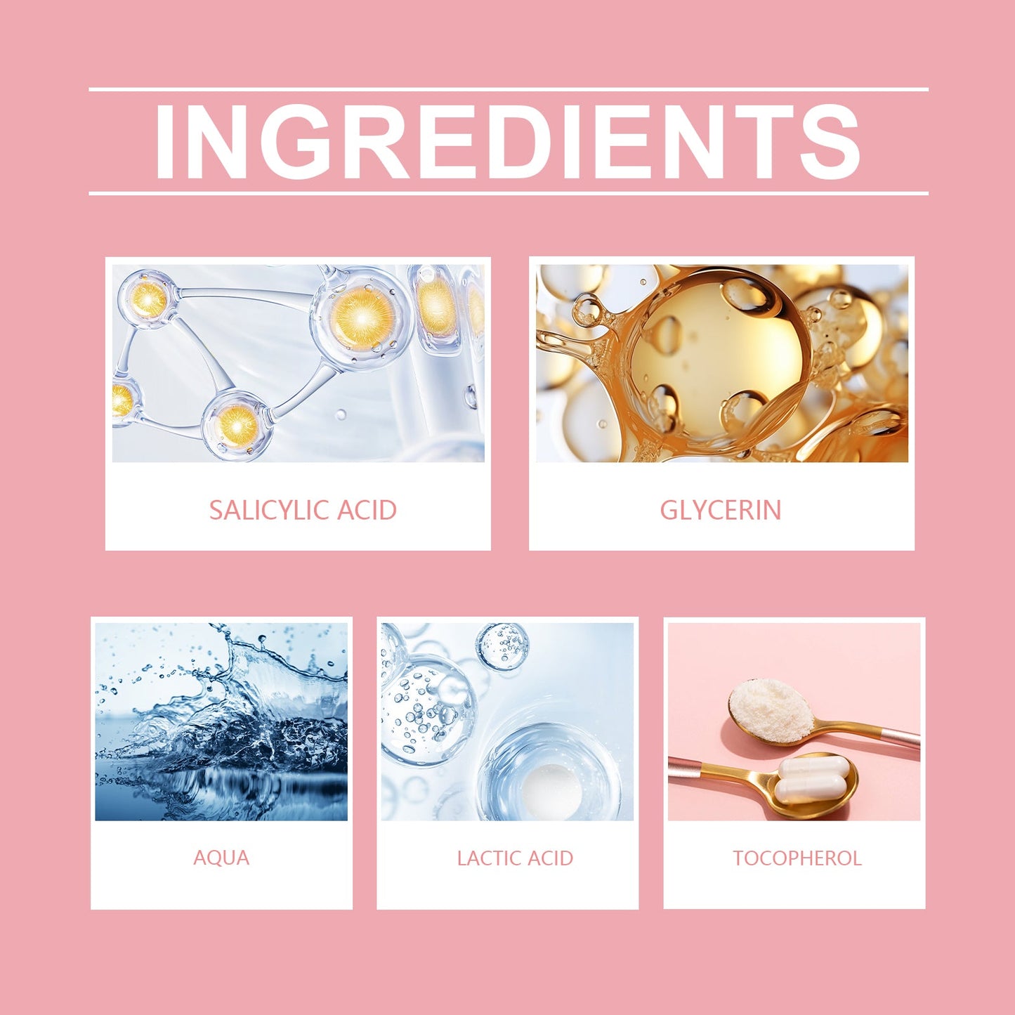 Hoygi Facial Essence, Moisturizing, Brightening And Moisturizing Facial Skin Exfoliating Gentle Cleansing Repair Essence
