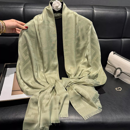 Raw Hem Scarf
