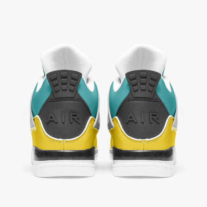 SHO-002W-24 Air Jordan Basketball Sneakers -White Sole