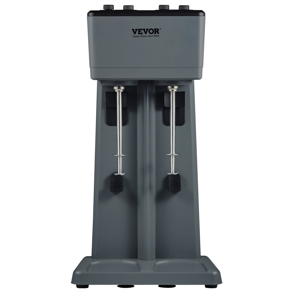 VEVOR Milkshake Maker, 375W X 2 Electric Milkshake Machine, Double Heads Drink Mixer Blender Machine, 3-Speed Milkshake Mixer With 2 X 820 Ml Stainless Steel Cups, For Commercial And Home