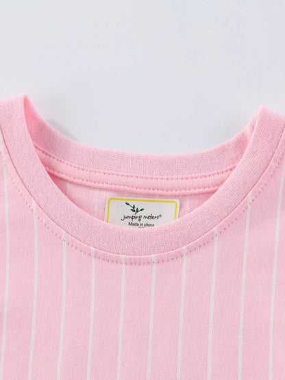 Children's Striped Unicorn Short Sleeve Dress