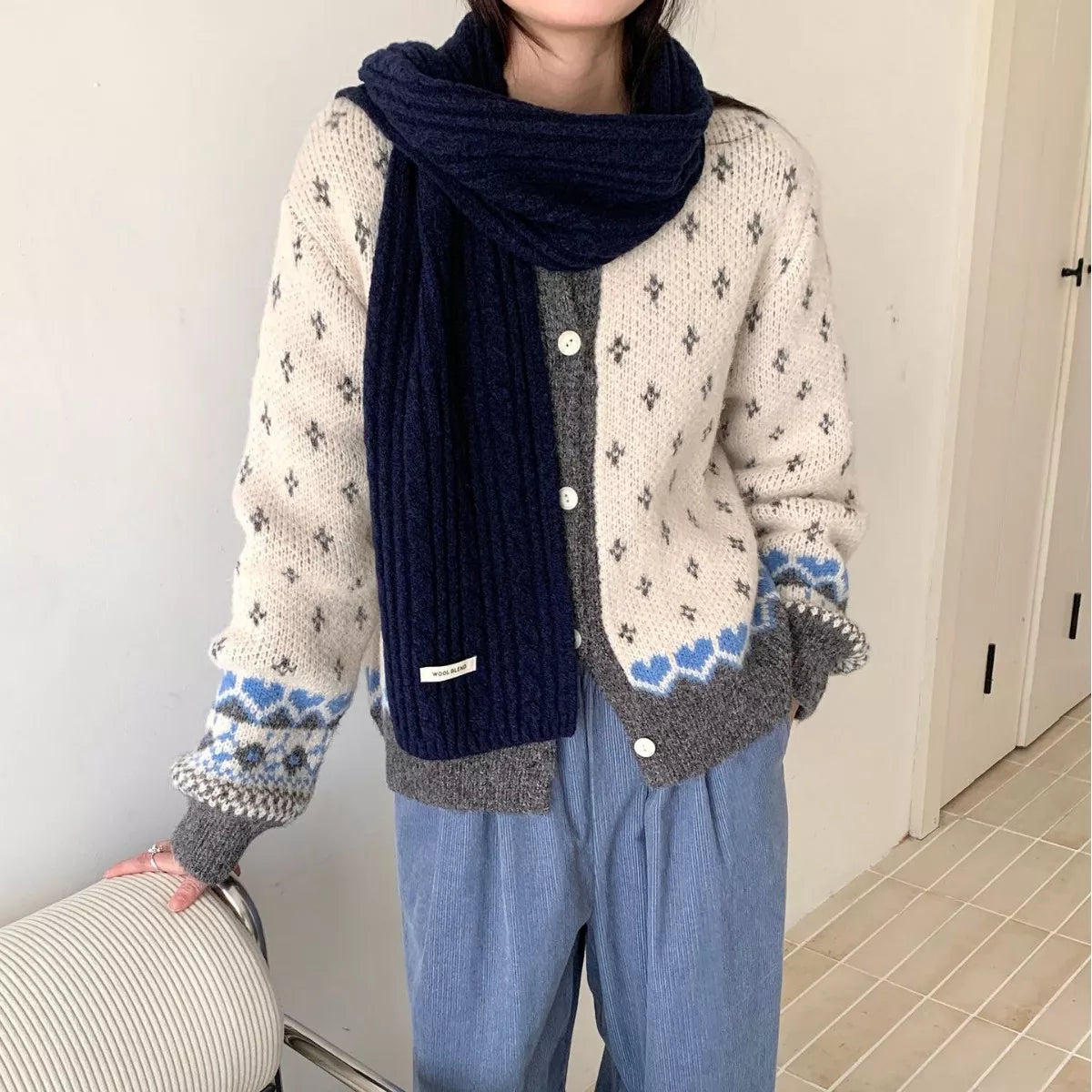 Chunky Knit Winter Warm Scarf