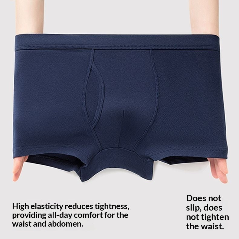 Open-front Mens Pure Cotton Briefs