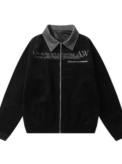 Men's Zip Up Long Sleeve Jacket