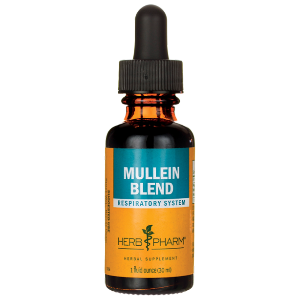 Herb Pharm Mullein Flower Extract - Respiratory Support - 1 Fl Oz