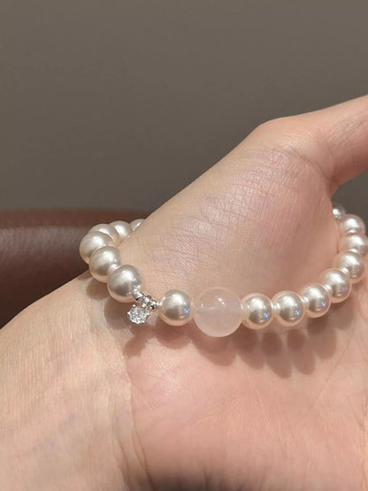 Pearl & Crystal Zircon Bracelet