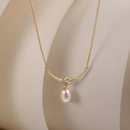 925 Sterling Silver Pearl Necklace