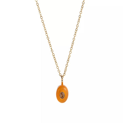 Natural Stone Pendant Necklace