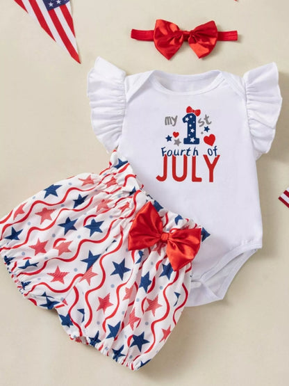 Children's Independence Day Outfit Set