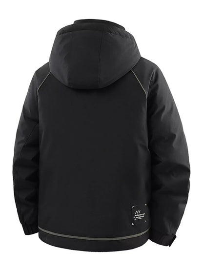Men's Plus Size Hooded Padded Winter Jacket