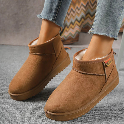 Round Toe Platform Boots