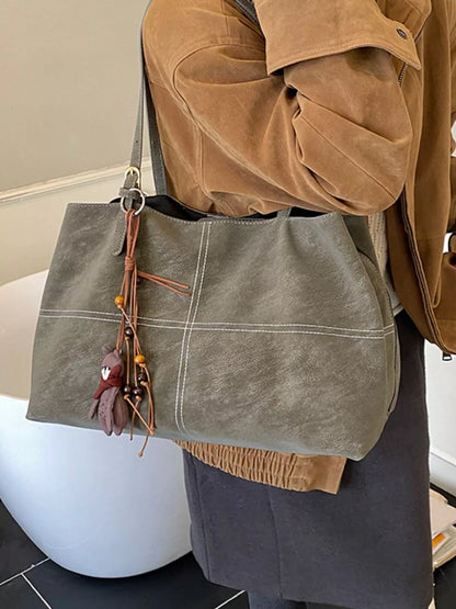 Vintage Style Large Capacity Tote Bag