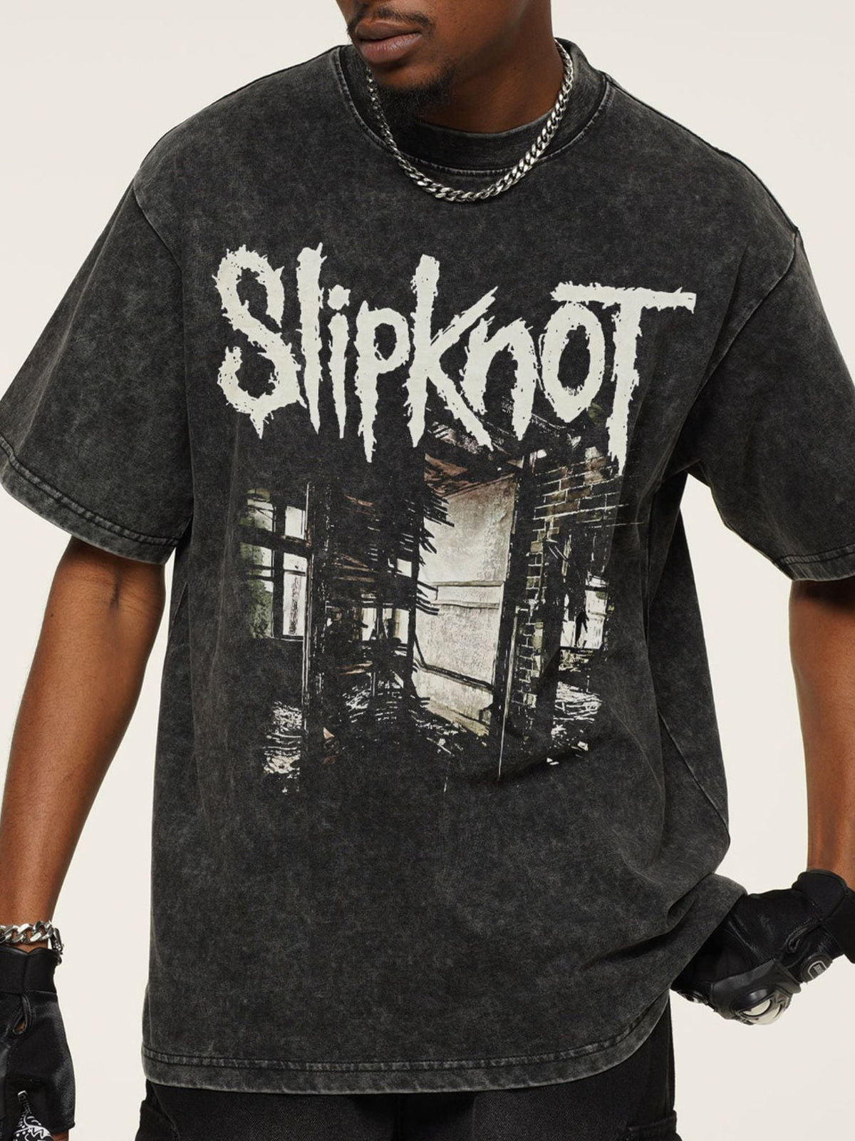 Men's Graphic Round Neck Short Sleeve T-Shirt