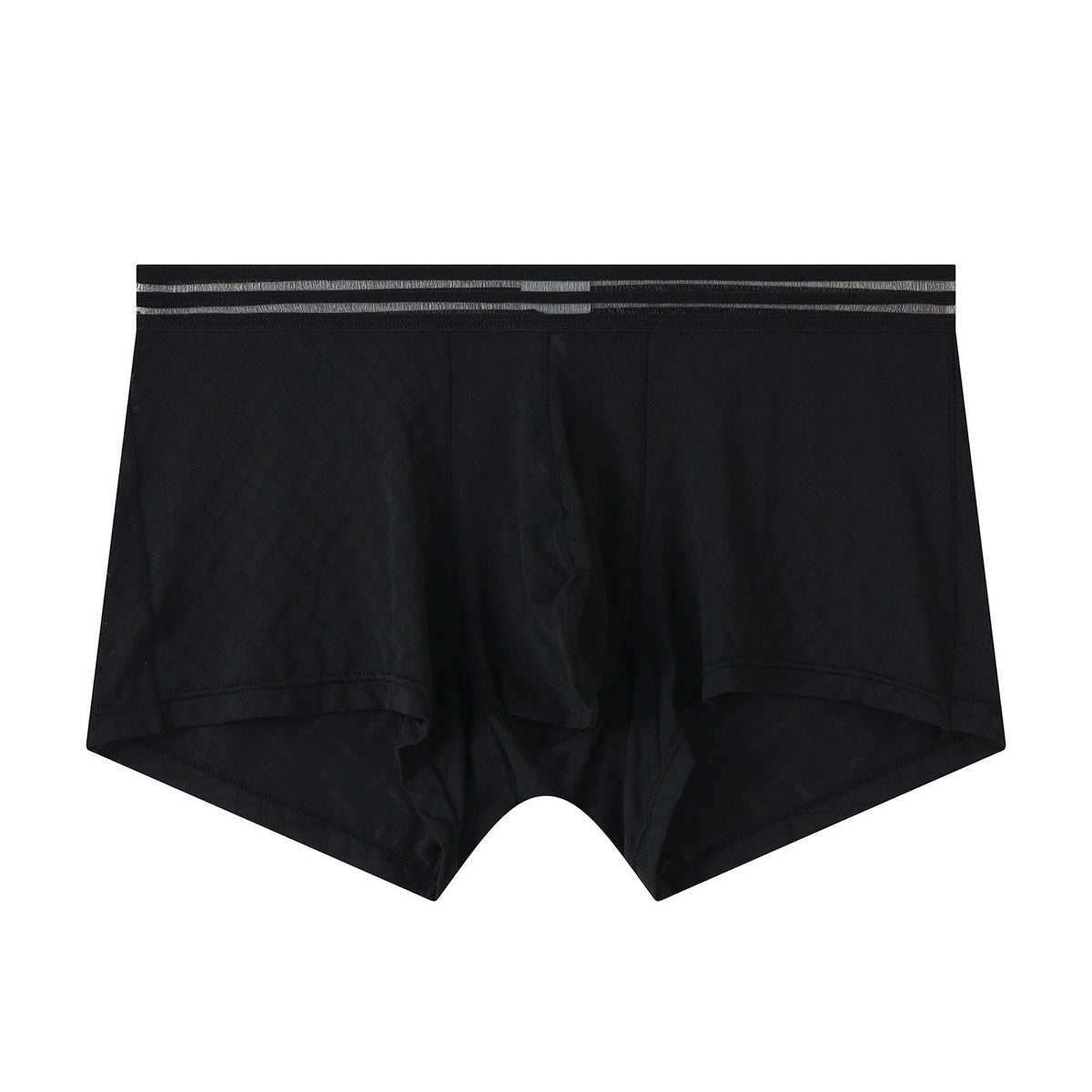 Mens Ice-silk Boxer Briefs Breathable And Cool-feel For Sports