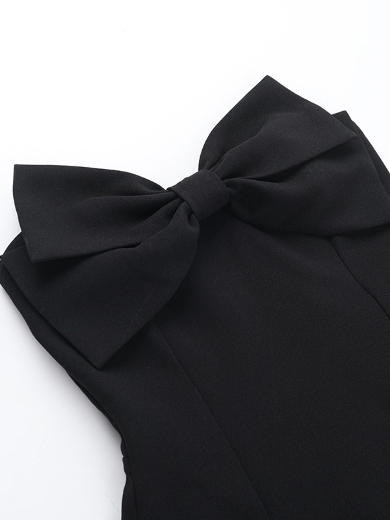Bowknot Strapless A-Line Mini Dress