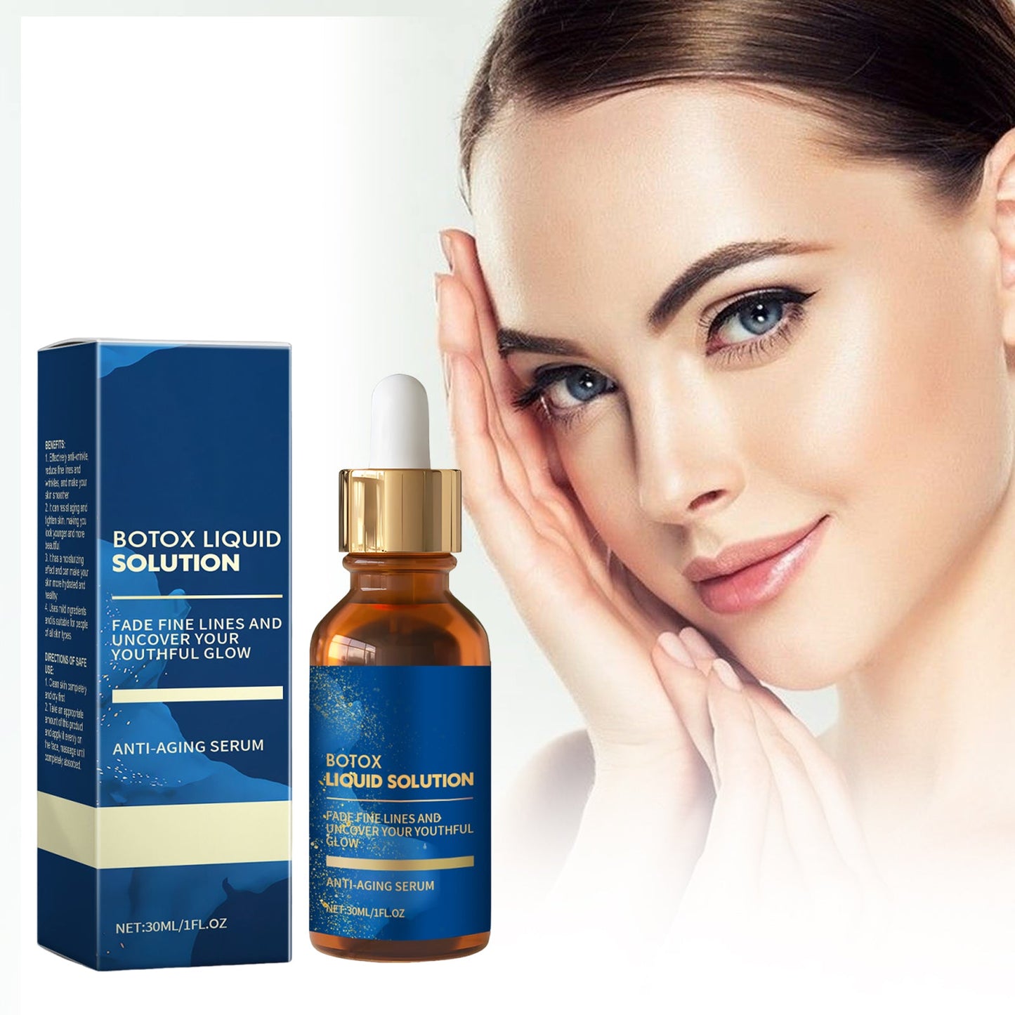 AMZ Firming And Elastic Essence Gently Nourishes Elastic Facial Skin Shine, Smooth And Moist Essence