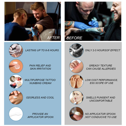 South Moon Tattoo Numbing Cream, Cleansing Moisturizing And Repairing Removing Tattoo Marks Skin Care Cream