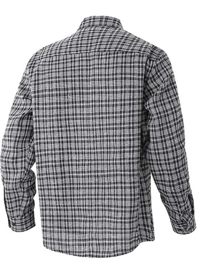 Men's Casual Plaid Long Sleeve Shirt