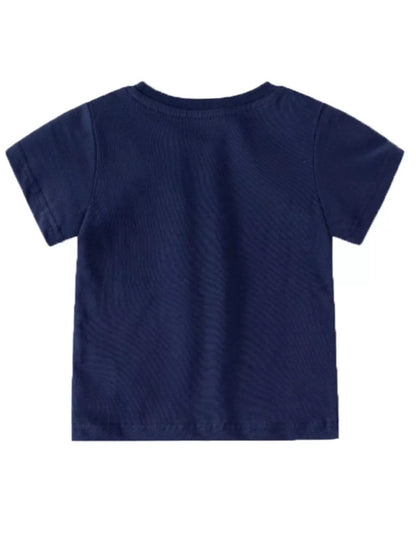 Children's Dinosaur Graphic Crew Neck T-Shirt