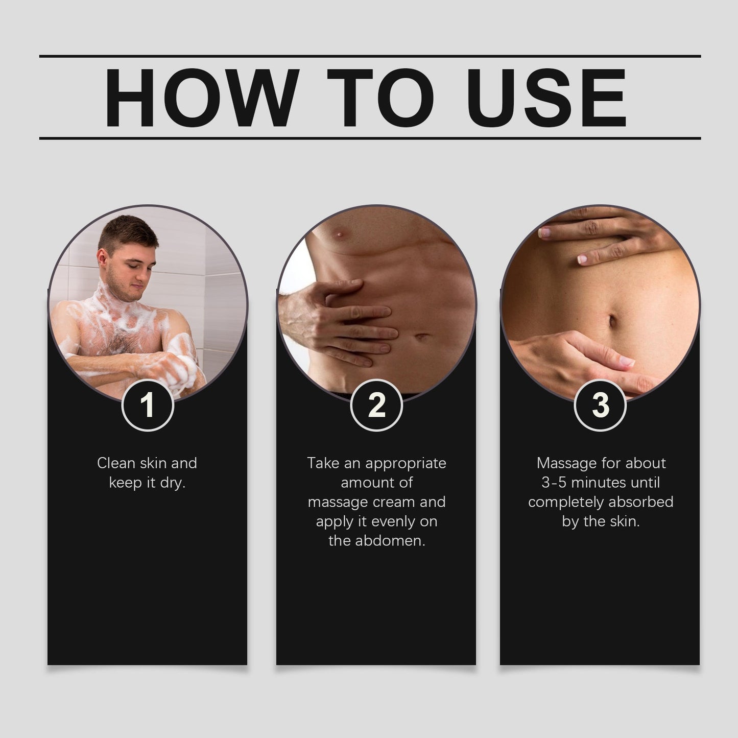 East Moon Abdominal Massage Cream Shape And Firming Men's Exercise To Help Improve Muscle Line