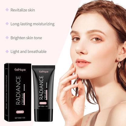 Eelhope Face Moisturizing High Light Cream Brightening And Radiant Skin Hydrating Long Lasting Nude Makeup Moisturizer