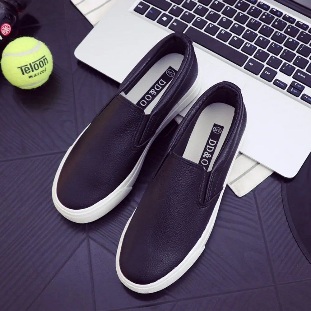 Round Toe Flat Slip-Ons