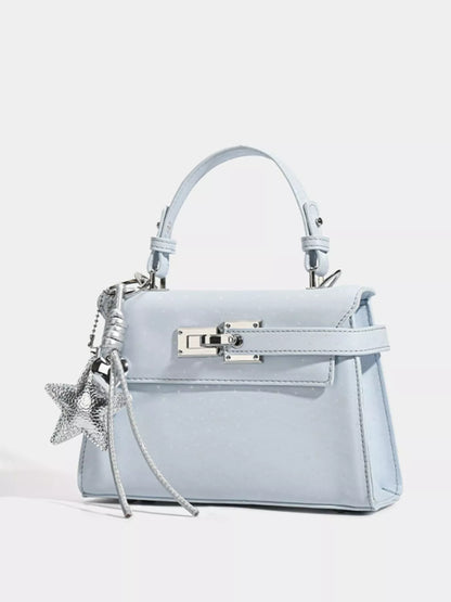 Buckle Leather Handbag