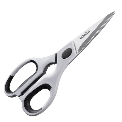 Kitchen Scissors Stainless Steel Kitchen Shears Protective Sheath Grey