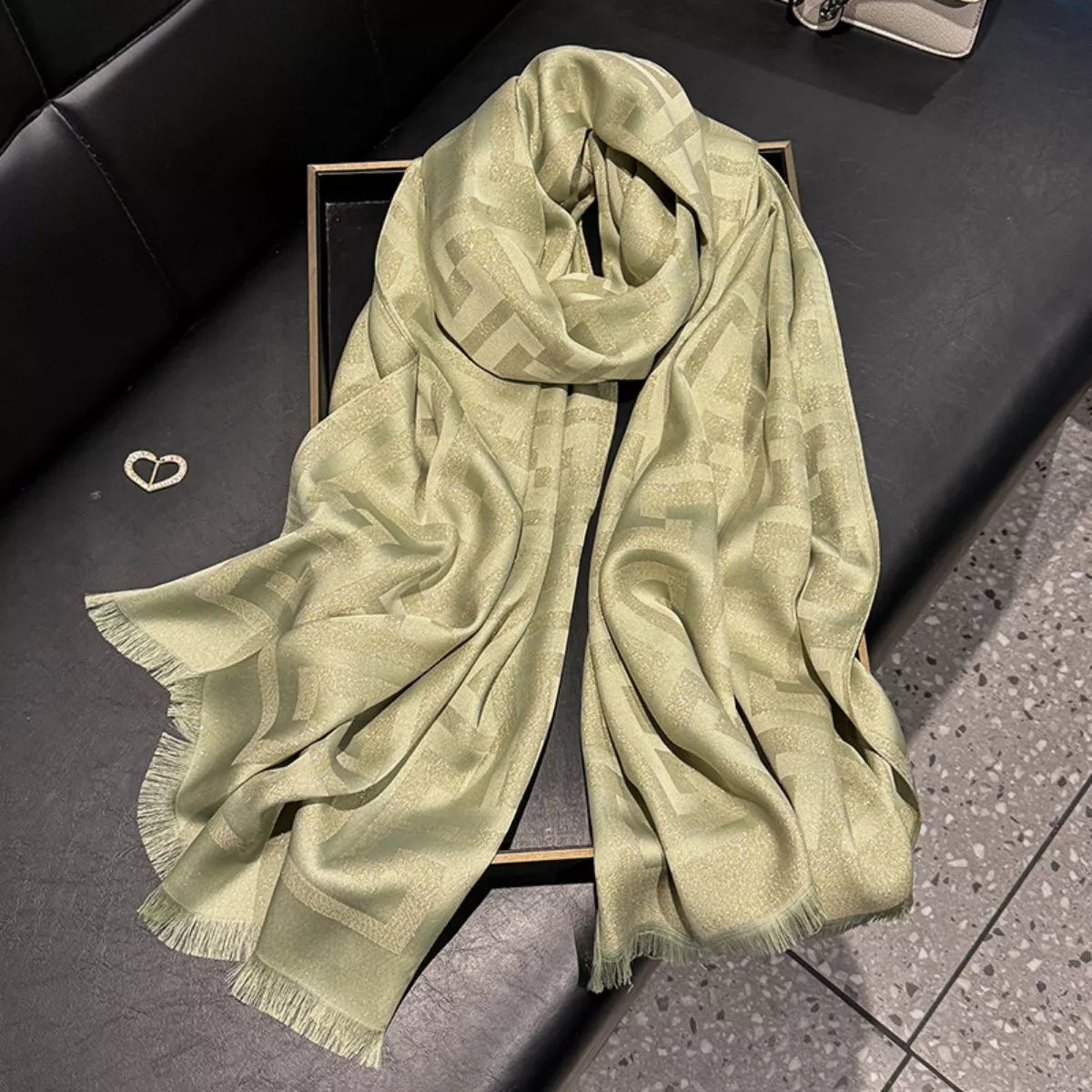 Raw Hem Scarf