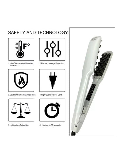 2-in-1 Curling & Straightening Iron
