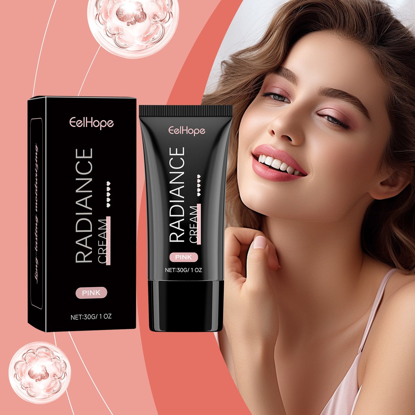 Eelhope Face Moisturizing High Light Cream Brightening And Radiant Skin Hydrating Long Lasting Nude Makeup Moisturizer
