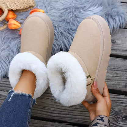 Round Toe Platform Boots