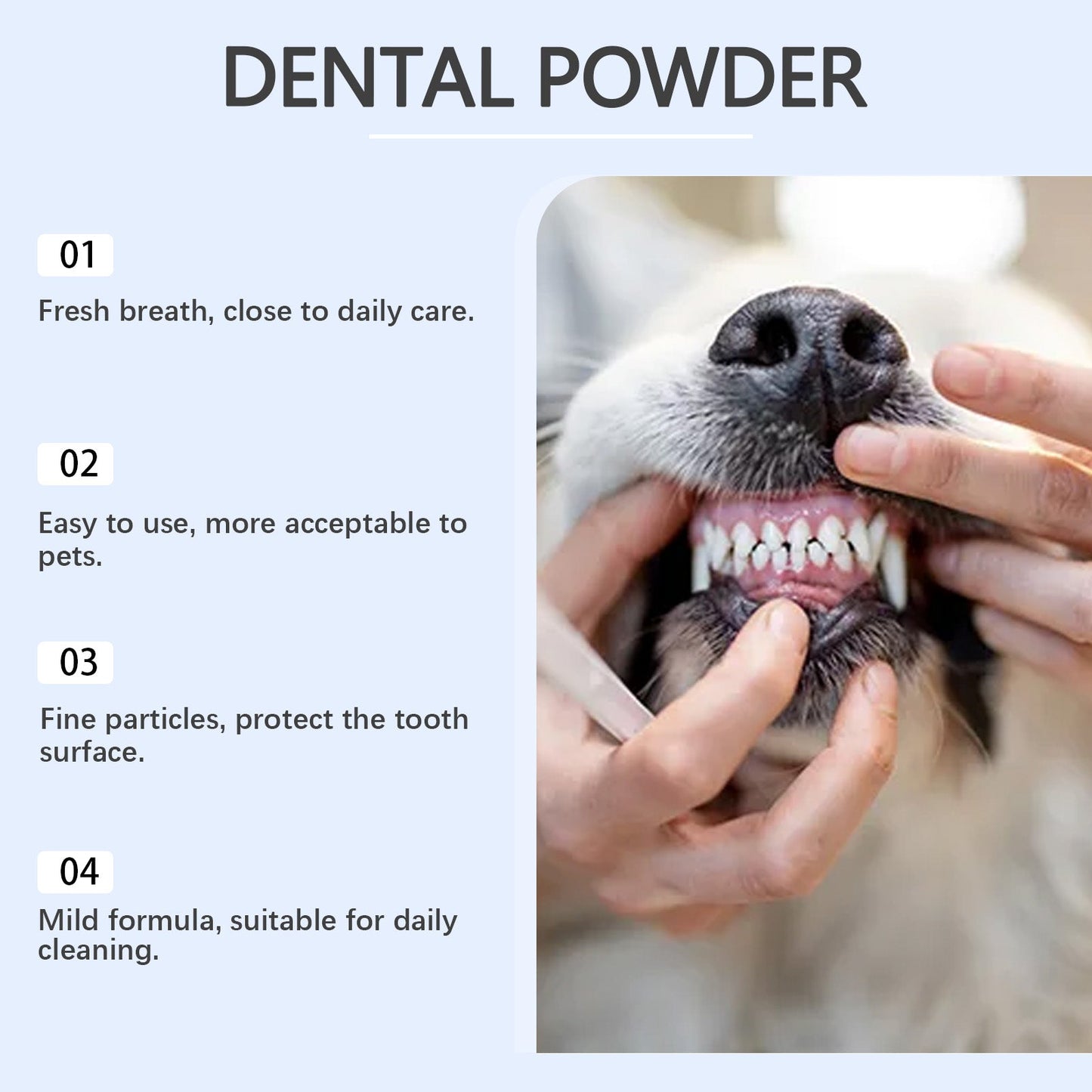 Cat And Dog Teeth Cleaning Powder