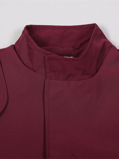 Men's Zip Front Jacket with Pockets