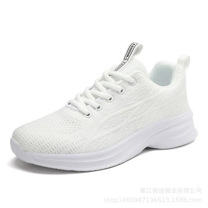 Breathable Mesh Lace Up Athletic
