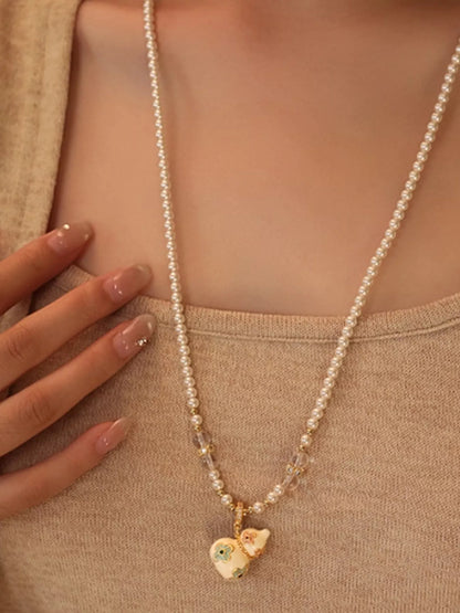 18K Gold-Plated Gourd Pendant Necklace