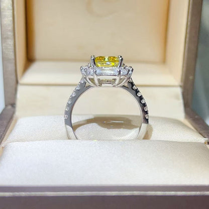 3 Carat Moissanite 925 Sterling Silver Ring
