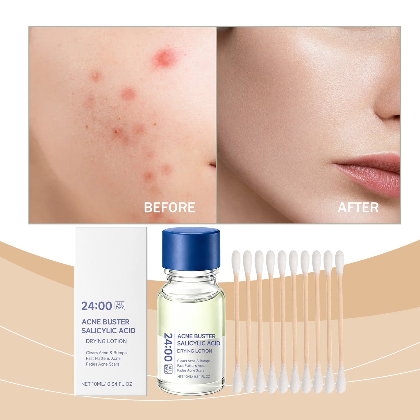 Clear And Moisturizing Skincare Lotion 1set