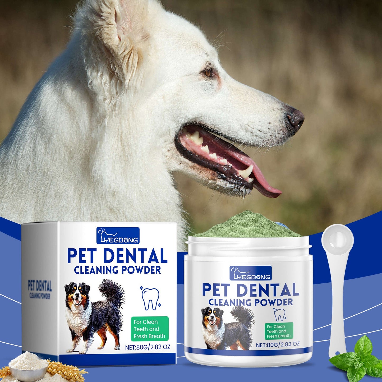 Dog Tooth Cleaning Powder