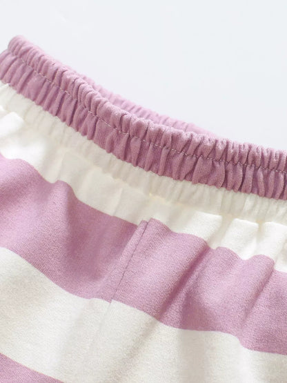 Children's Striped Casual Shorts
