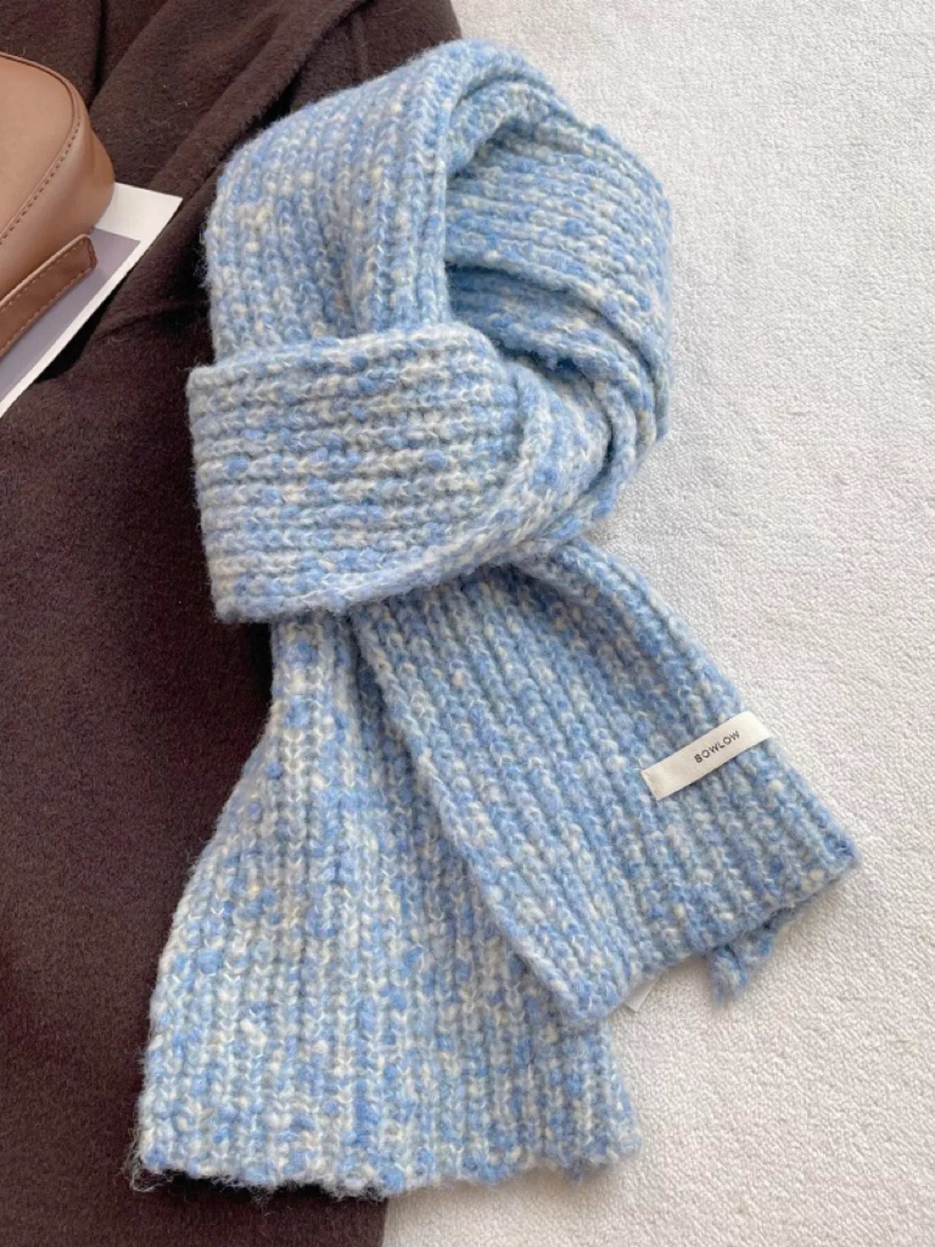 Cozy Knitted Winter Scarf