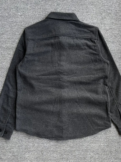 Men's Button Up Long Sleeve Shacket