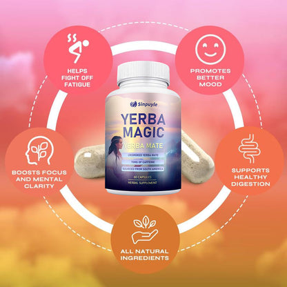 Yerba Magic Yerba Mate Pure Clean Energy 60 Capsules
