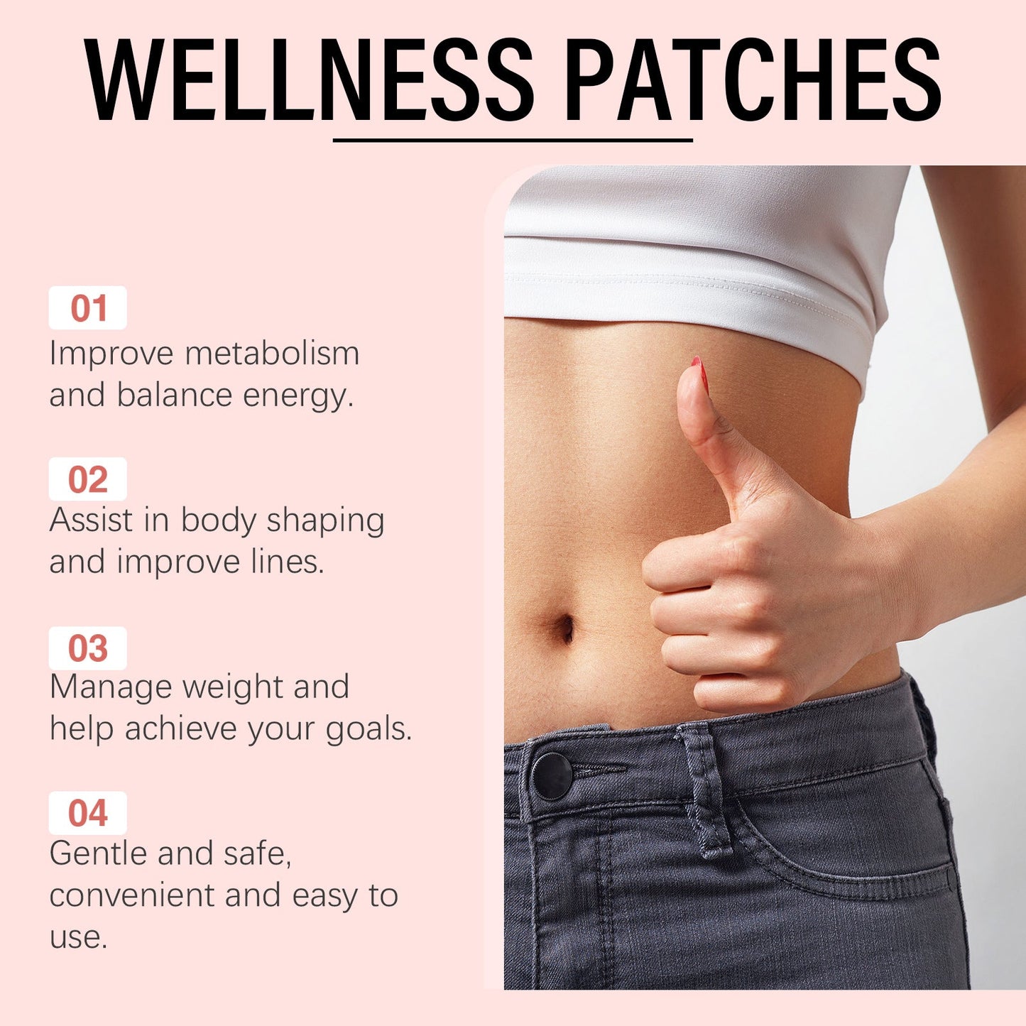 OceAura Body Care Patches Gently Care For The Skin And Show Off The Figure. Daily Light Care Patches