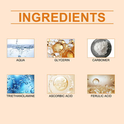 Ouhoe Vitamin C Brightening Essence Hydrates, Tightenes And Tightenes Delicate Skin And Pores