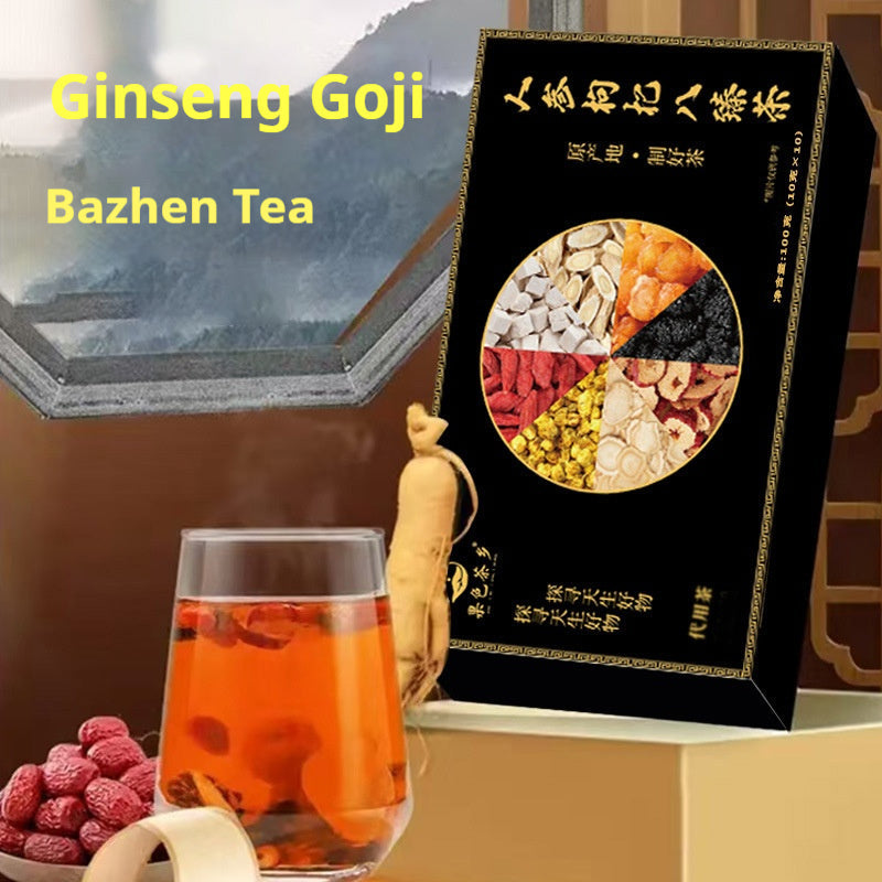 Herbal Tea Blend Of Monk Fruit Sterculia Seeds And Snow Pear For Health Benefits